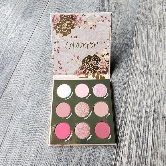 Colourpop GLAM RIGHT Eyeshadow Palette (Pinks Rose White Peaches) - Picture 1 of 4